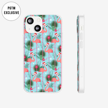 Xmas Flamingoes Phone Case